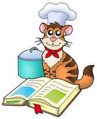 chat livre cuisine